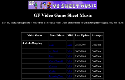 Game Music Themes Version 1