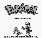 Pokemon Red/Blue/Yellow title screenshot