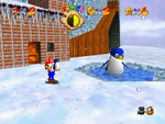 Super Mario 64 cool cool screenshot
