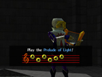 The Legend of Zelda: Ocarina of Time prelude of light screenshot