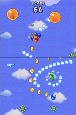 Yoshi Touch and Go Falling from the Sky screenshot