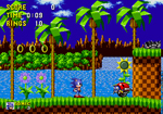 Sonic the Hedgehog Green Hill Zone screenshot