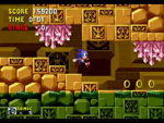 Sonic the Hedgehog Labyrinth Zone screenshot