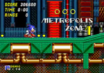 Sonic the Hedgehog 2 Metropolis Zone screenshot