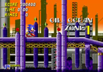 Sonic the Hedgehog 2 Oil Ocean Zone screenshot