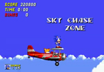 Sonic the Hedgehog 2 Sky Chase Zone screenshot
