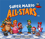 Super Mario All-Stars title screenshot