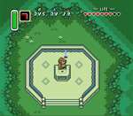 The Legend of Zelda: A Link to the Past sword screenshot