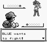 Pokemon Red/Blue/Yellow champion battle screenshot