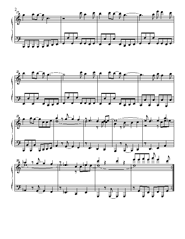 Hill Act 1 - Sonic.exe Sheet music for Piano (Solo) Easy