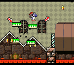 Yoshi's Island castle screenshot